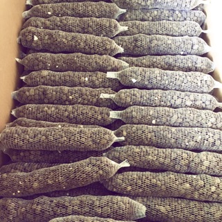 10 túi lưới phân dê 20cm bón phong lan