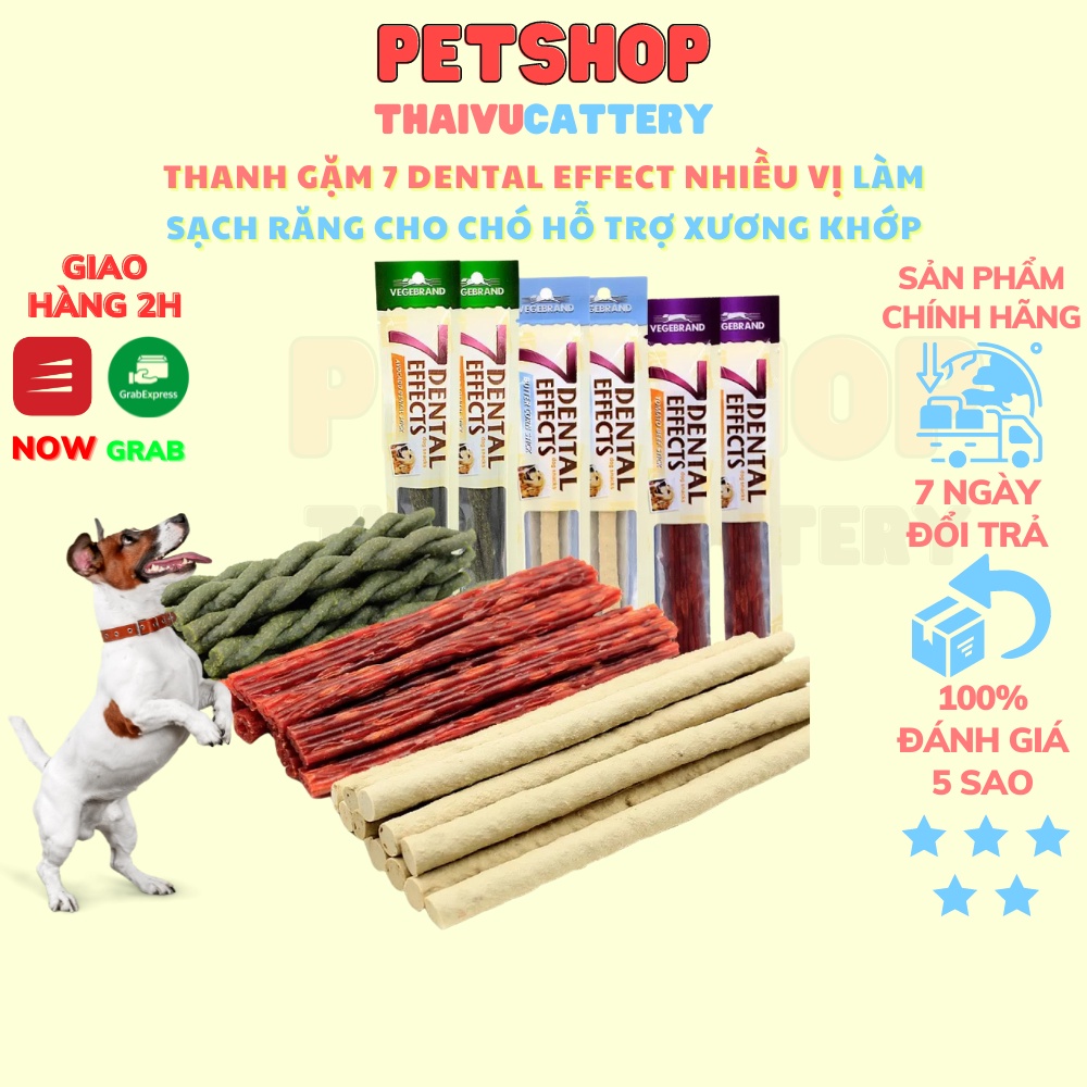 Thanh xương 7 dental effect sạch răng cho cún