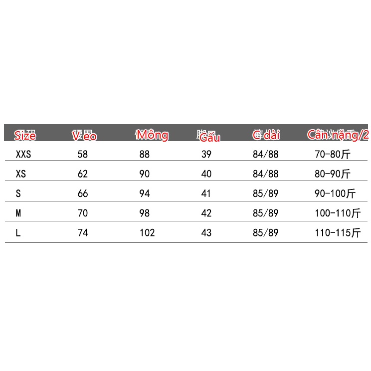Order: Quần jeans cho người nhỏ từ 35kg