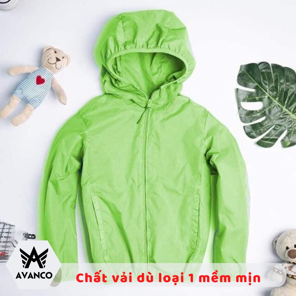 Áo khoác gió trẻ con cho bé gái và bé trai từ 18 - 45kg Hàng Công Ty, Avanco KGTE
