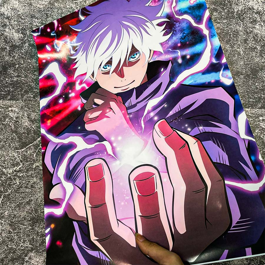 Poster Jujutsu Kaisen Khổ A3 Chất Liệu Giấy In Ảnh   - Tranh Dán Tường Trang Trí Nội Thất