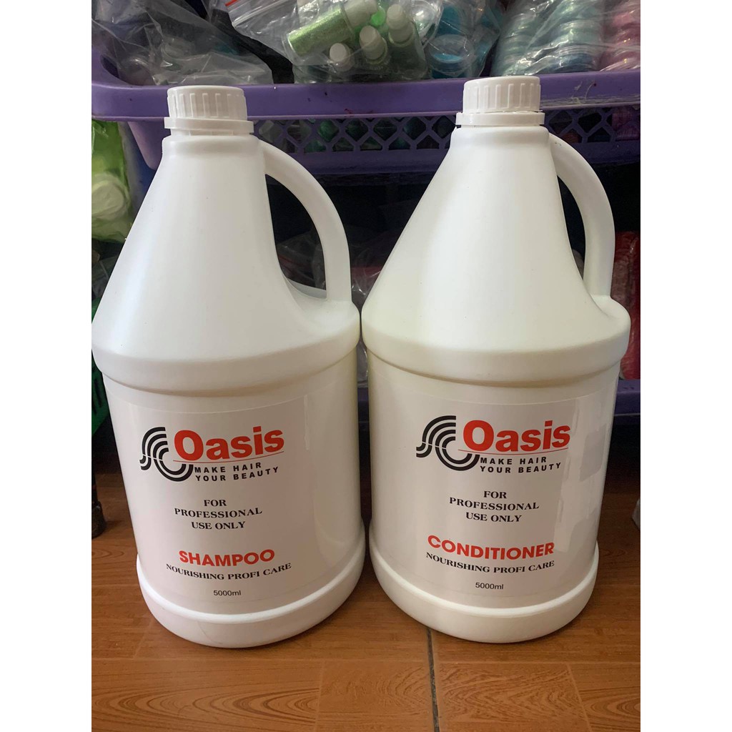 Gội Xả Can 5 Lít Hương Nước Hoa Oasis