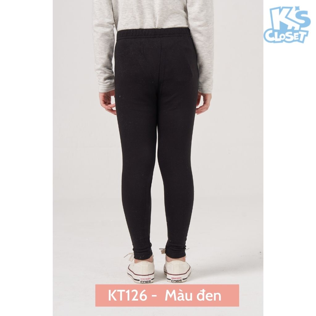 Quần Legging K'S CLOSET dáng ngắn và dáng dài Dành Cho Bé Gái (2 - 14 Tuổi) KT24ONF / KT126ONF / KT144ONF / KT264TWS