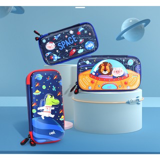 Hộp bút 3D Uek nhiều ngăn cao cấp cho bé - Space