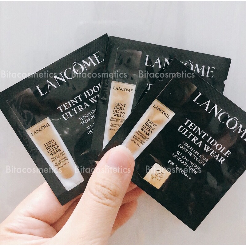 Sample kem nền Lancome Teint idole Ultra Wear 1ml tone 01