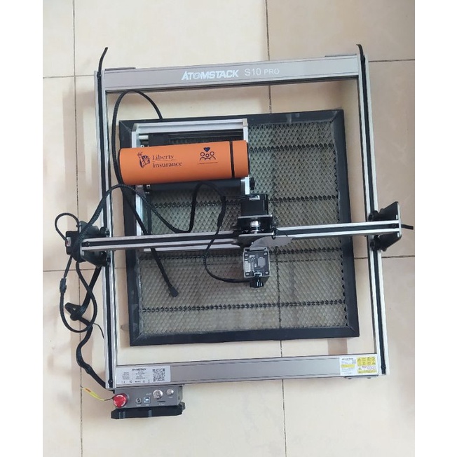 Combo Máy khắc laser Atomstack S10 pro + trục xoay + bàn tổ ong