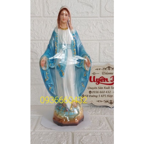 Tượng Đức Mẹ Ban Ơn 30cm - Tượng công giáo composite