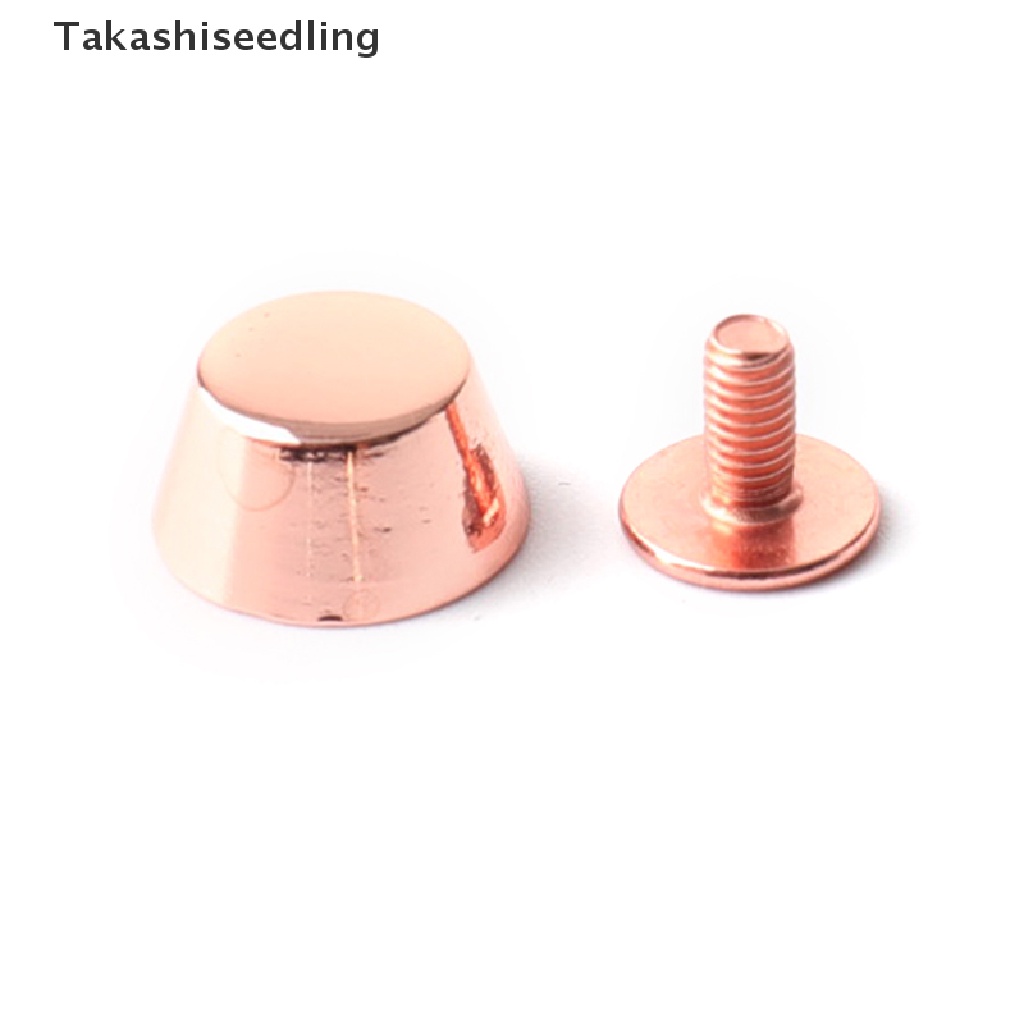 Set 4 Đinh Tán Hình Xô Bằng Kim Loại Chuyên Dụng Cho Đồ Da