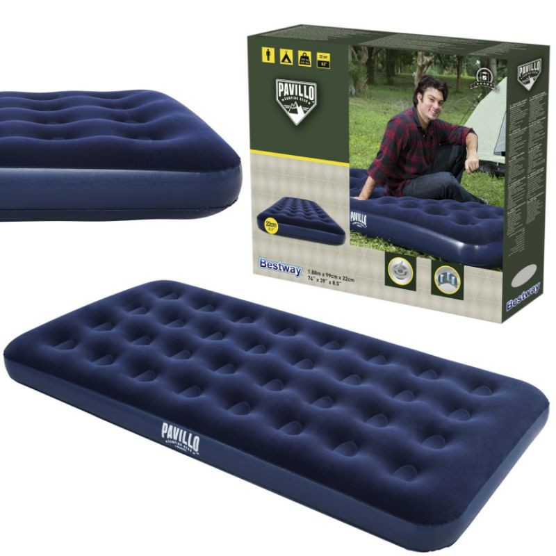 Nệm gấp gọn, đêm hơi Bestway Kích Thước: 1.85m x 99cm x22cm,nệm massage toàn thân, nệm hơi 67001