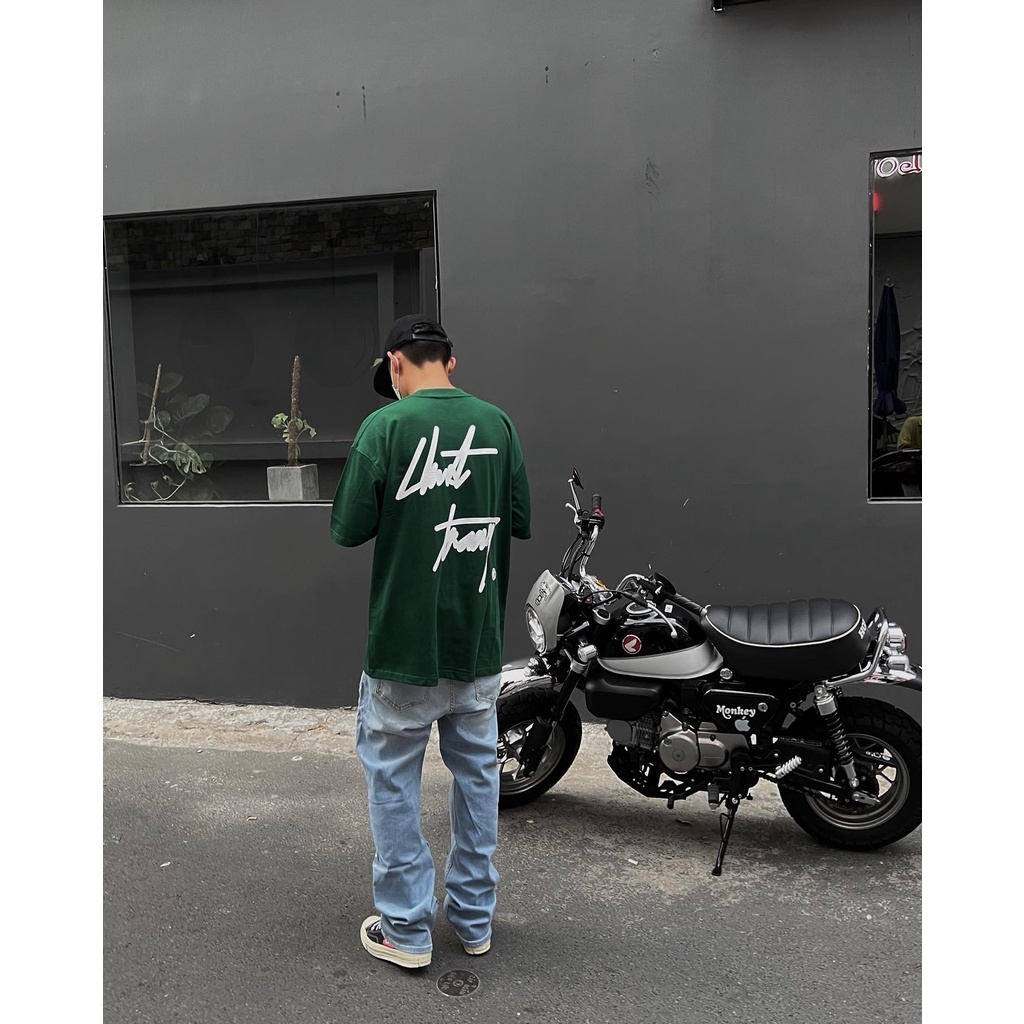 ÁO THUN BIG SS green CHUOTTRANG