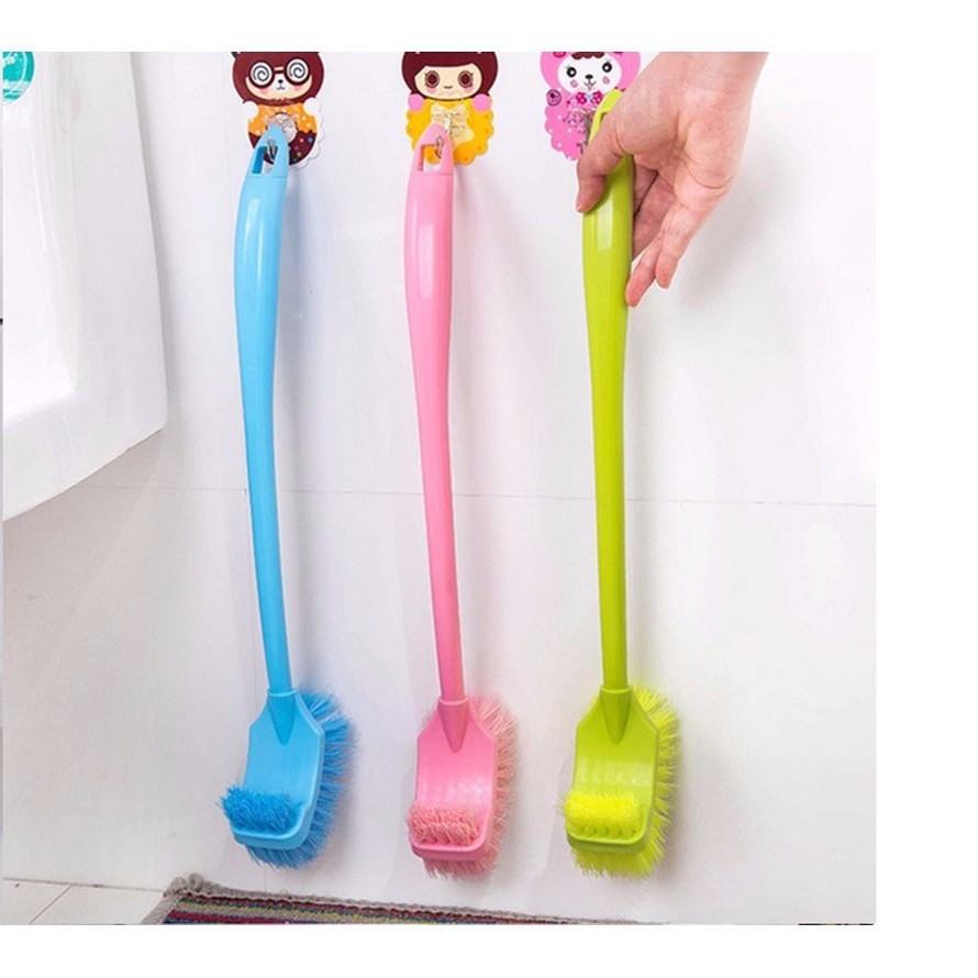 Bộ 2 Chổi cọ toilet, nhà vệ sinh 2 đầu thông minh[Giảm giá sốc]