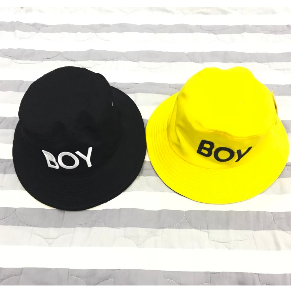 Nón Bucket 2 mặt thêu Boy