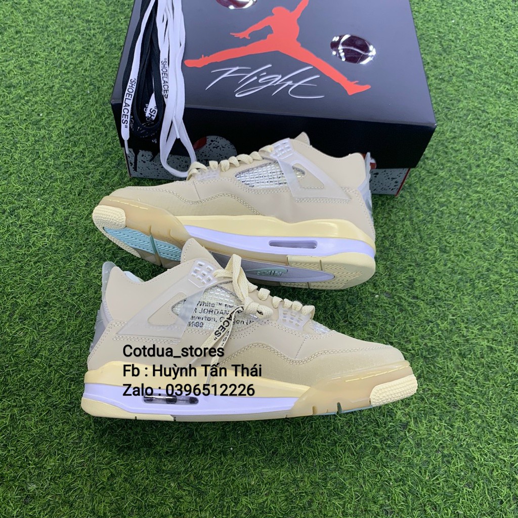 Giầy thể thao bóng rổ jordan ofwhite 4 chuẩn 1:1 chất lượng ( full phụ kiện + free ship ) | BigBuy360 - bigbuy360.vn