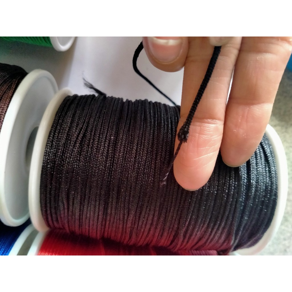 3-10m Dây dù paracord size 1.5mm có lõi sợi tròn  đan vòng tay nhiều màu, dây thắt vòng tay, vòng cổ