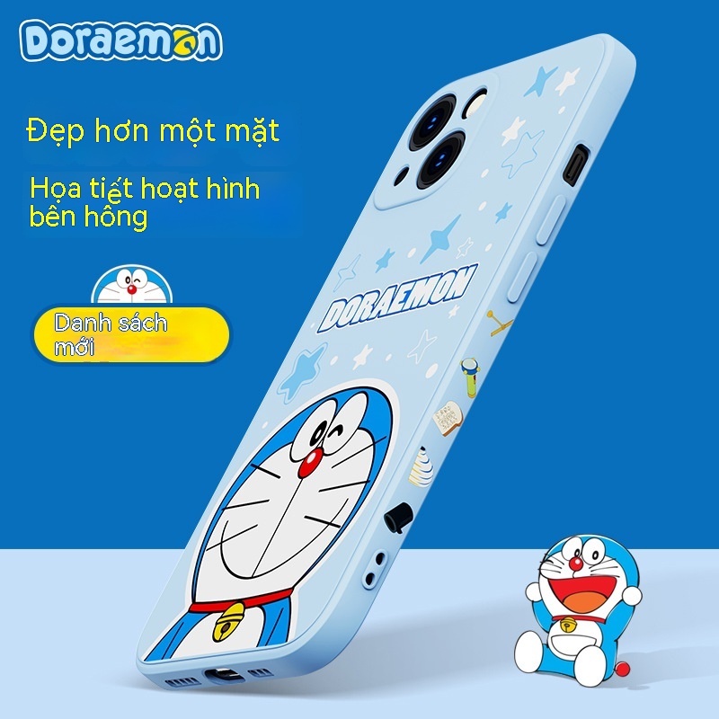 Ốp Điện Thoại Họa Tiết Doraemon Nhiều Màu Sắc Cho IPhone 13