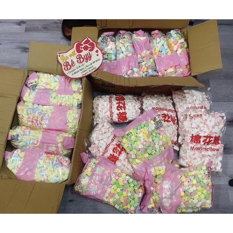 Kẹo Bông Gòn Marshmallow chính hãng 1kg