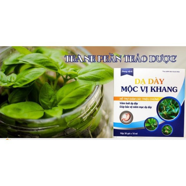 DẠ DÀY MỘC VỊ KHANG - Dạng Dung Dịch - Hộp 30 gói