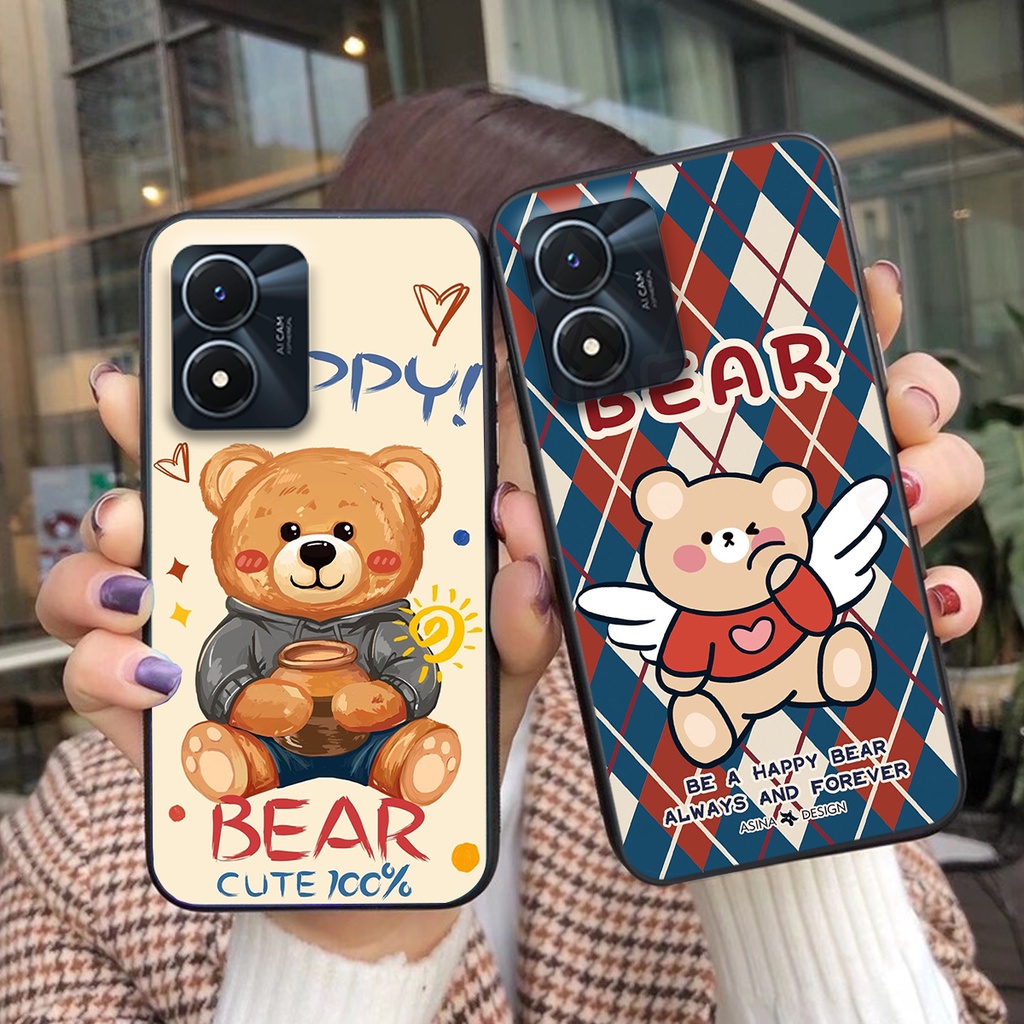 Ốp lưng Vivo Y02S - Vivo Y01 gấu cực đẹp siêu rẻ mẫu bền