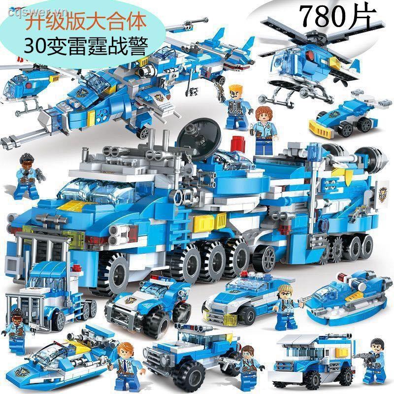 insTương thích với Lego Phantom Ninja khối xây dựng quân đội cảnh sát cứu hỏa xếp hình trẻ em lắp ráp xe tăng quà tặng cậu bé 10 tuổi <