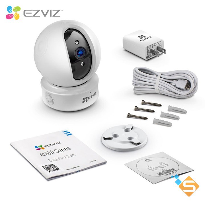 Camera quay quét Wi-Fi 1MP &amp; 2MP EZVIZ C6CN  - Sản phẩm cao cấp từ HIKVISION - Bảo Hành Chính Hãng 2 Năm