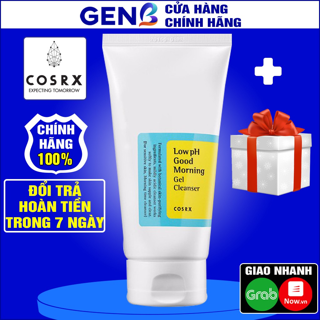 Sữa Rửa Mặt Cosrx Low PH Good Morning Gel Cleanser CHÍNH HÃNG Srm Sửa rửa mặt cho da dầu mụn nhạy cảm khô Hàn Quốc GENB