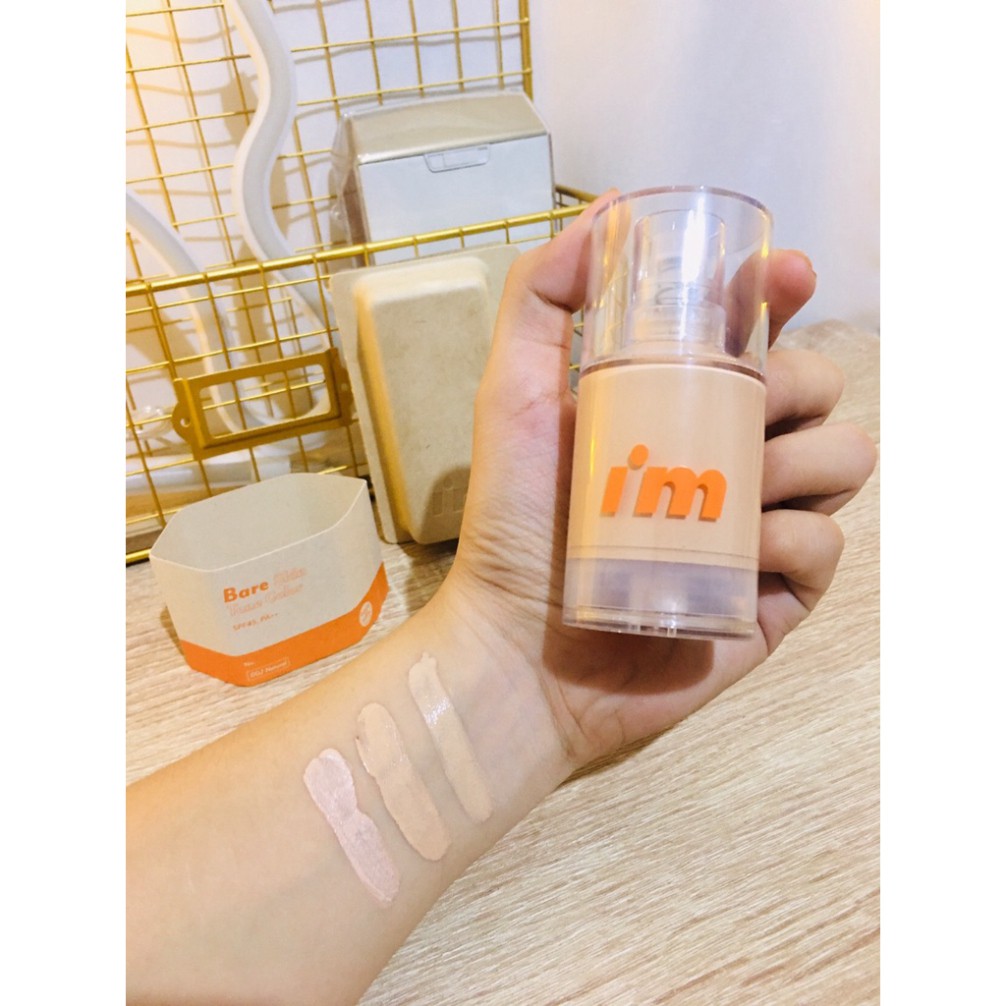 Kem Nền Che Phủ Hoàn Hảo, Mỏng Nhẹ Tự Nhiên I'm Meme I'm Bare Skin Tone Color SPF45/PA++ 30ml