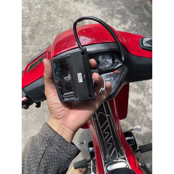 Đèn soi biển số satria , raider