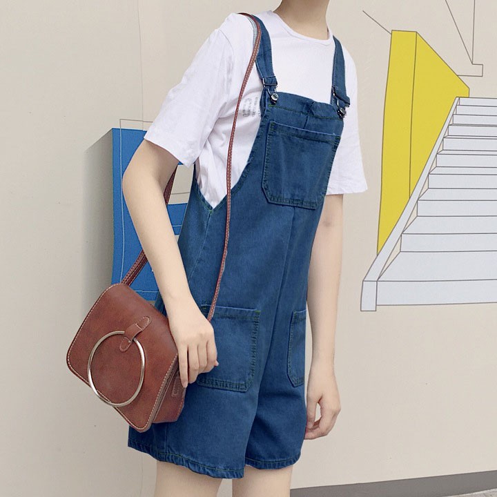 [Trợ giá] Quần yếm jean - Hàng có sẵn