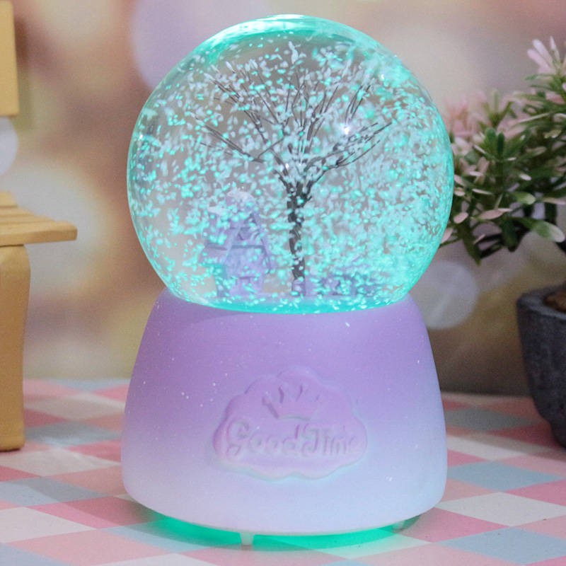 Hộp Nhạc Hình Quả Cầu Tuyết Xinh Xắn Dễ Thương | BigBuy360 - bigbuy360.vn