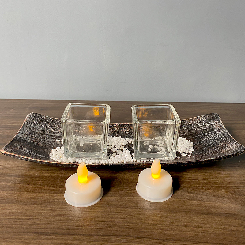 Nhà Sản Xuất Cung Cấp Phù Hợp Với Chân Nến Ly Thủy TinhledNến Điện Tử Nến Tealight Trang Trí Nội Thất Quán Bar Của Khách Sạn, Phòng Khách