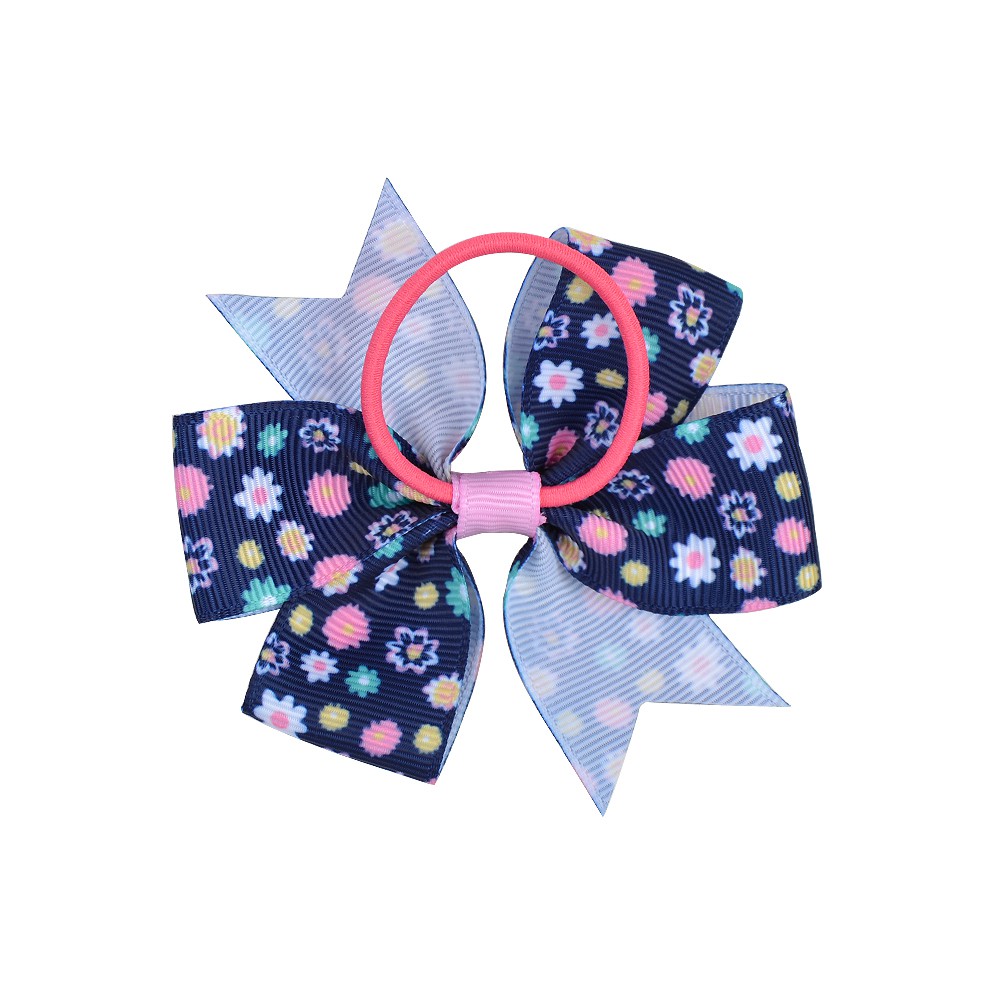 Dây cột tóc KIDSBOWS in hoa 20 màu tùy chọn cho bé