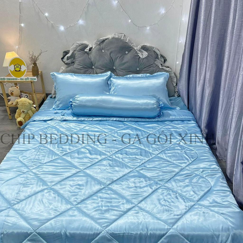 TRỌN BỘ DRAP PHI LỤA THÁI TUẤN HÀNG LOẠI 1 - XANH DA TRỜI - ĐỦ KÍCH THƯỚC( ẢNH THẬT SHOP CHỤP) Chưa Có Đánh Giá 1 Đã Bán
