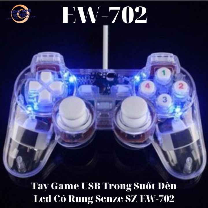 LT102 Tay Cầm Chơi Game Đơn Trong Suốt