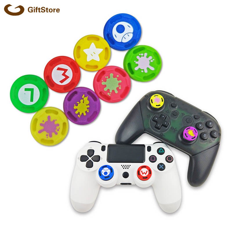 Set 8 Nút Silicon Bảo Vệ Cần Điều Khiển Cho Switch Pro Ps3 Ps4 Xbox 360 One G S