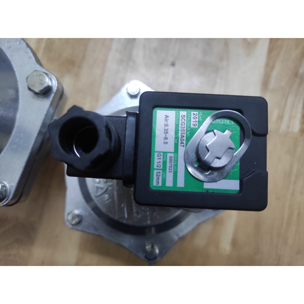 Van giũ bụi asco SCG353A047 ren G1-1/2 inch, phi 48