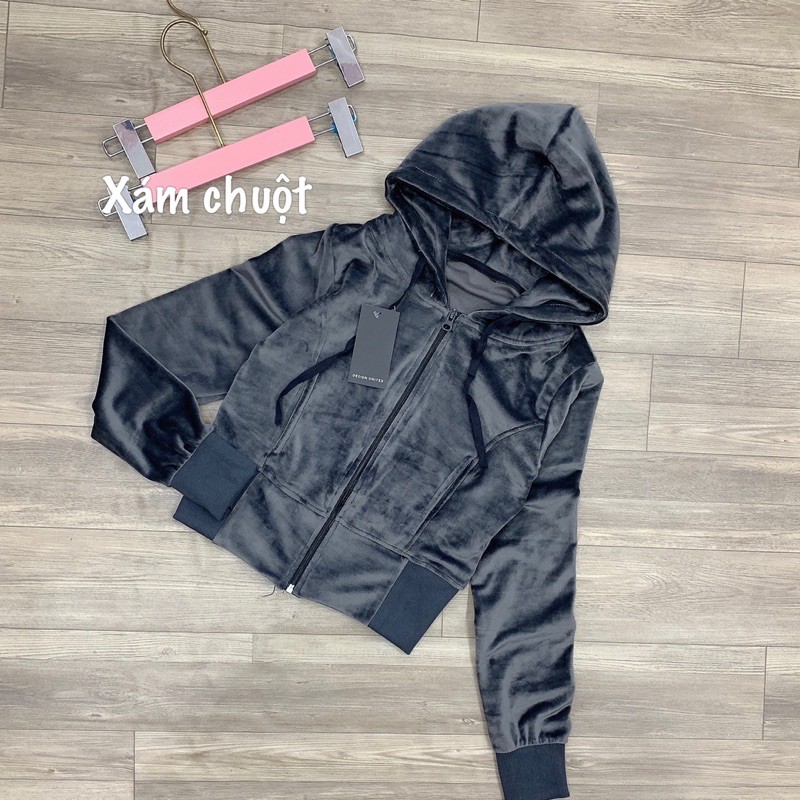 ÁO KHOÁC NHUNG CROROP 1️⃣3️⃣5️⃣