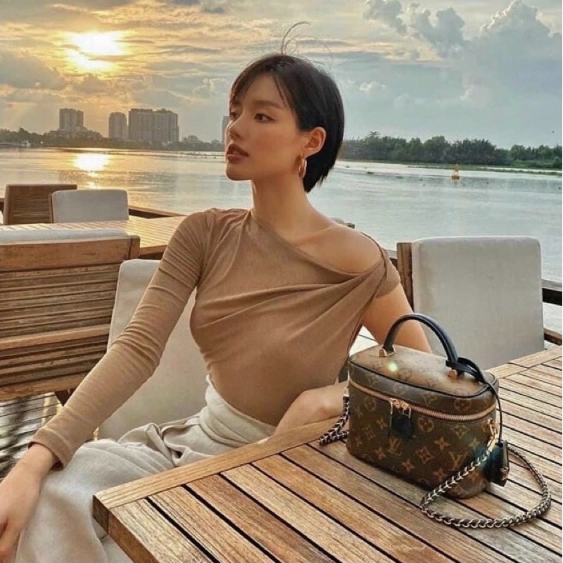 Túi nữ quai xách đeo chéo dáng cốp VANITY   FULLBOX