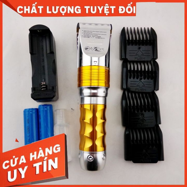 Tông đơ cắt tóc F10 cao cấp dòng tông đơ cắt tóc gia dình và salon,tiện lợi, dễ sử dụng  độ bền cao  có 2 cuc bin sơ cua