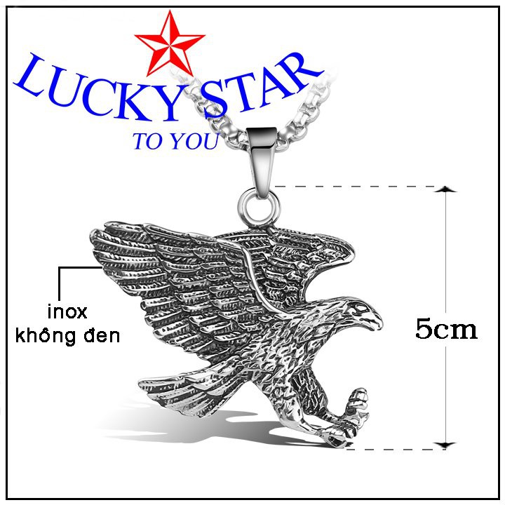 Mặt dây chuyền chim đại bàng thời trang cá tính