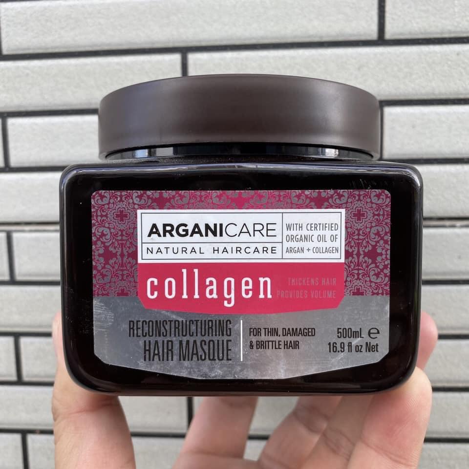 Bộ Gội Xả Collagen Arganicare BỔ SUNG COLLAGEN + TÁI TẠO CẤU TRÚC TÓC - DẦU GỘI ĐẦU HỮU CƠ ARGANI CARE PHÁP