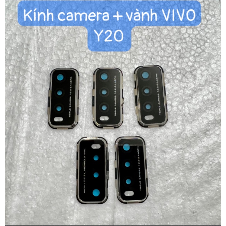 Kính Camera sau + Vành Y20/Y20S/Y12S vivo