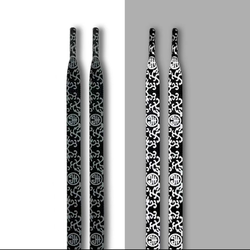2 Dây Cột Giày Co Dãn Nhuộm Màu Gradient