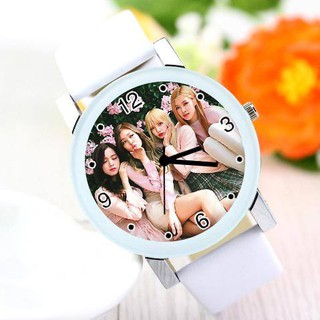 Đồng hồ đeo tay nam nữ in hình thần tượng BLACKPINK BTS TWICE