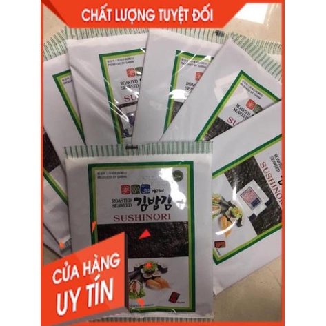 Shock> Rong biển Lá kim 10 lá sushinori cuốn Kimbap Hàn Quốc