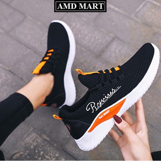Giày Thể Thao Nữ , Giày Sneaker Nữ 723 Êm Chân Siêu Nhẹ Màu Đen , Trắng , Hồng  Phong Cách Cá Tính Thoải Mái Thông Thoán