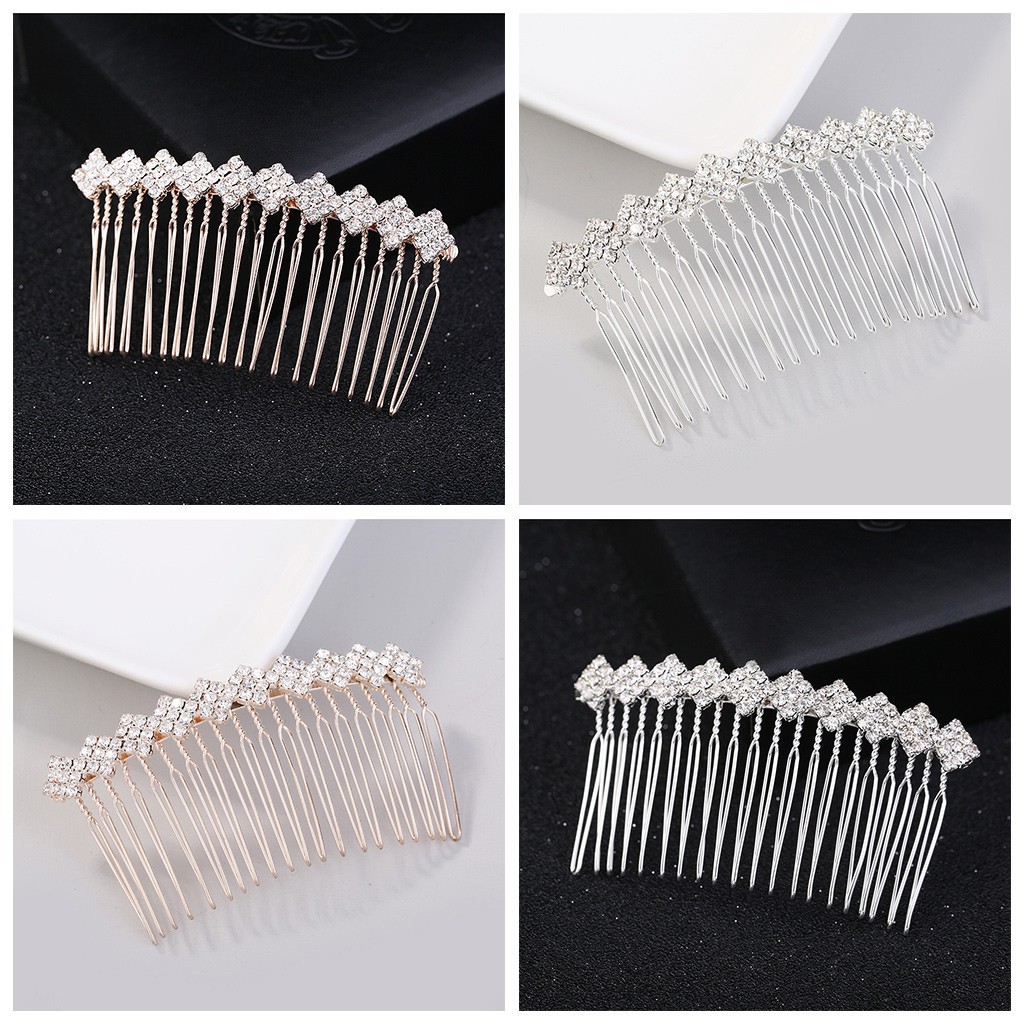 Bride Hair Comb Wedding Rhinestone Headwear
