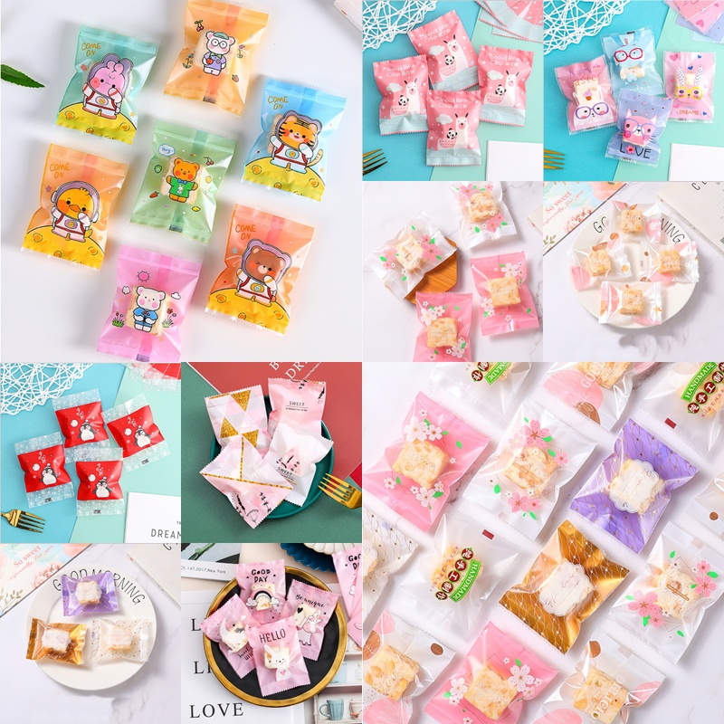Túi đựng bánh cookie - Túi đựng bánh quy - Túi đựng bánh dứa xấp 100 cái