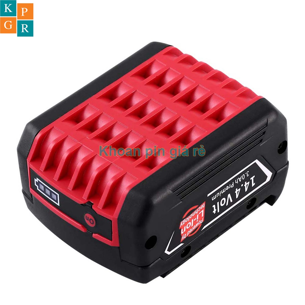 KPGR Vỏ pin Bosch 14V Li-ion 3.7V nhận sạc zin