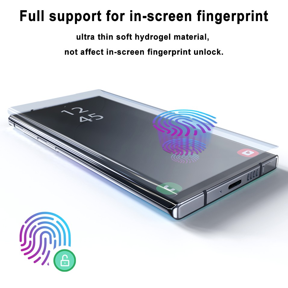 Dán cường lực dẻo Samsung Note 20, Note 20 Ultra dùng vân tay siêu nhạy