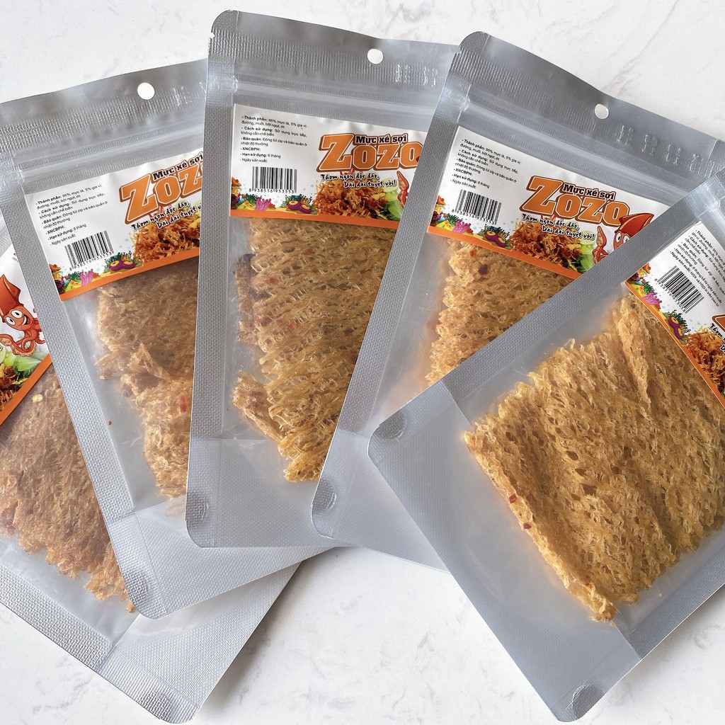 [Khô mực cán tẩm gia vị đồ ăn vặt] Mực cán tẩm gia vị ZOZO size mini tiện dụng  20g - Khô gà lá chanh Cooky | BigBuy360 - bigbuy360.vn